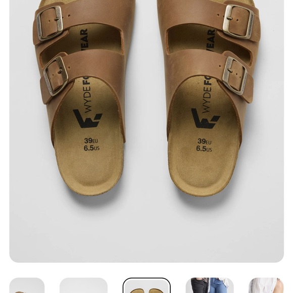 Wyde Footwear Maia Brown Buckle Sandals - EU 46 US 12 - Picture 8 of 16